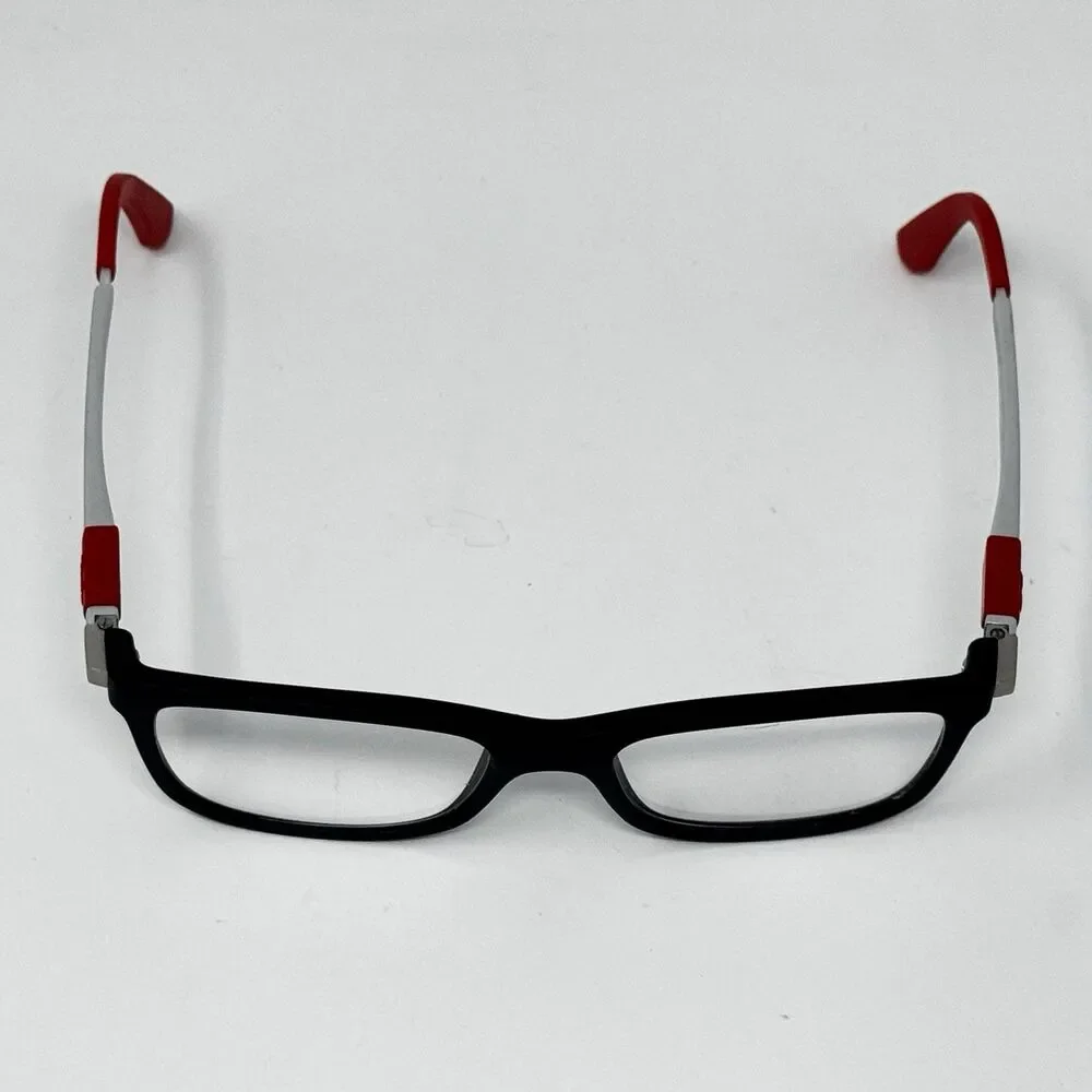Ray-Ban RB1549 3652 Matte Black Red Eyeglass Frames 48-16-125 Authentic (A)